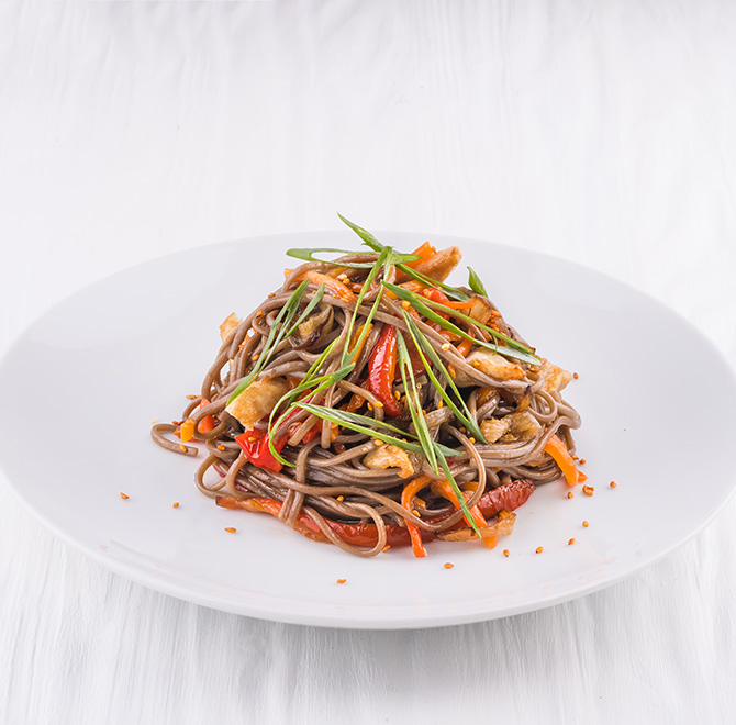 Заказ Гречневая лапша с курицей терияки
